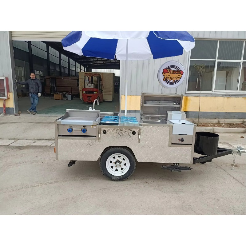 Voll Ausgestatteter Maßgeferti – Hot Dog Vending Cart Bewertung und Preis