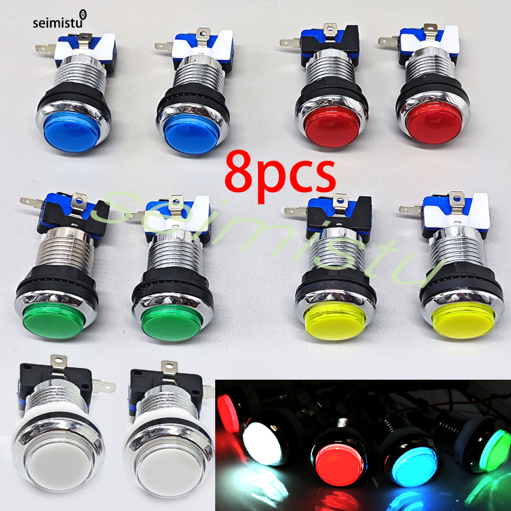 33mm Arcade-Taste Push-LED-Lic – Arcade Button Pcb Bewertung und Preis