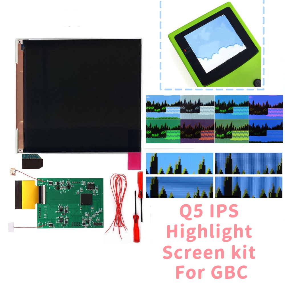 HISPEEDIDO Für GBC 3.1' Q5 IPS – Lcd Screen Arcade Bewertung und Preis
