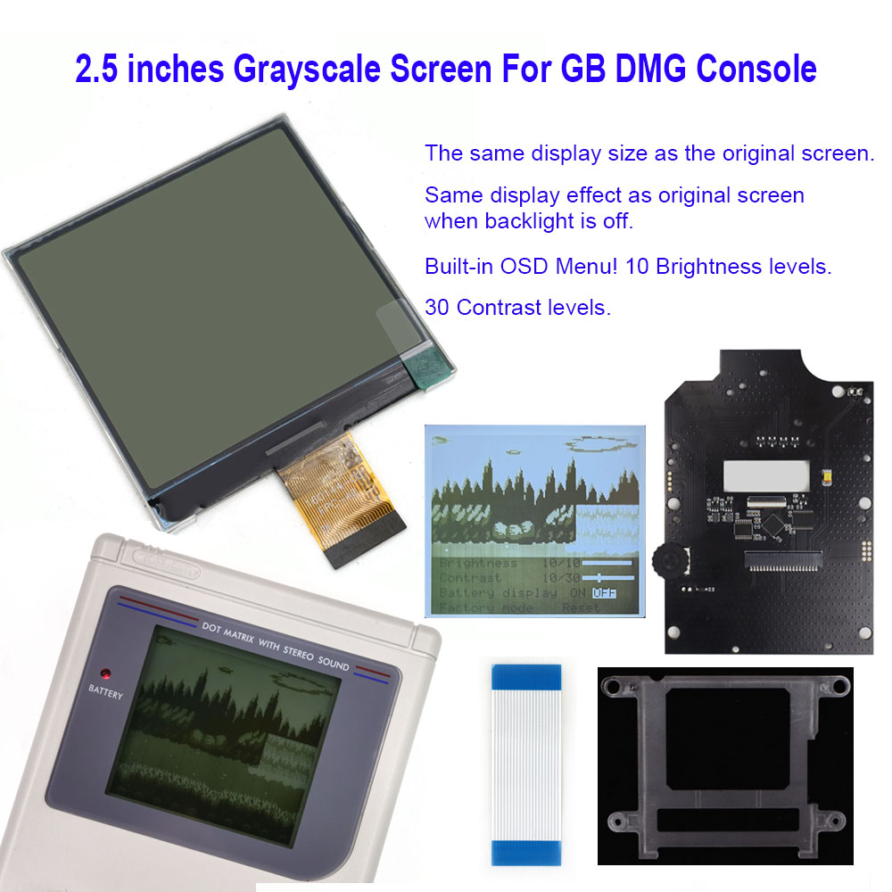 HISPEEDIDO 2,5 Zoll Graustufen – Lcd Screen Arcade Bewertung und Preis